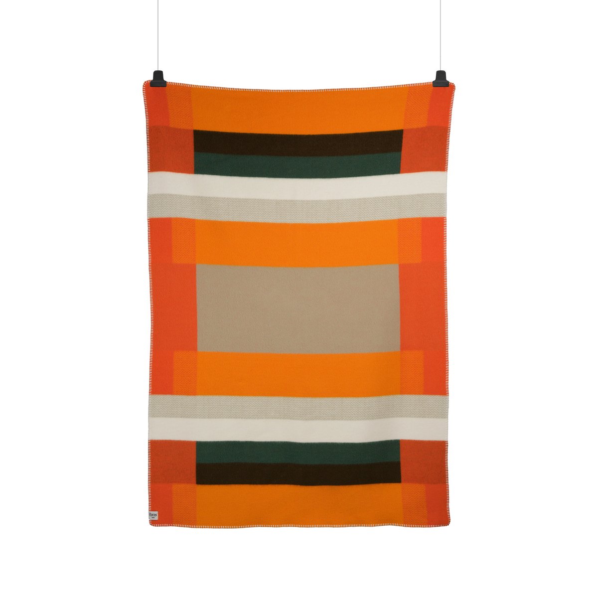 Rros Tweed Mikkel viltti 135x200 cm Orange | Skandinaavinen Sisustus | Villahuovat & Villaviltit | Oranssi