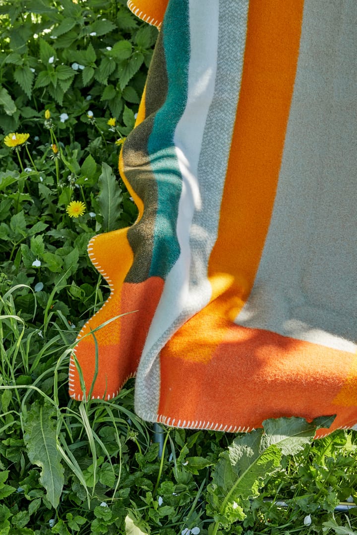 Mikkel viltti 135x200 cm - Orange - Røros Tweed