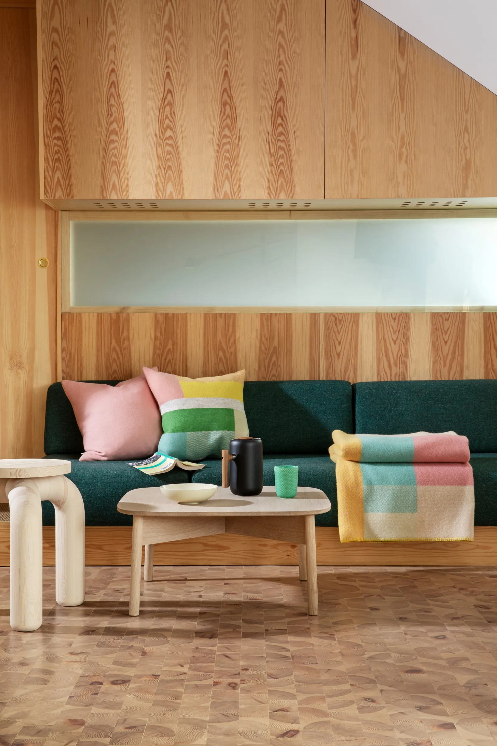 Mikkel viltti 135x200 cm, Pastel Røros Tweed