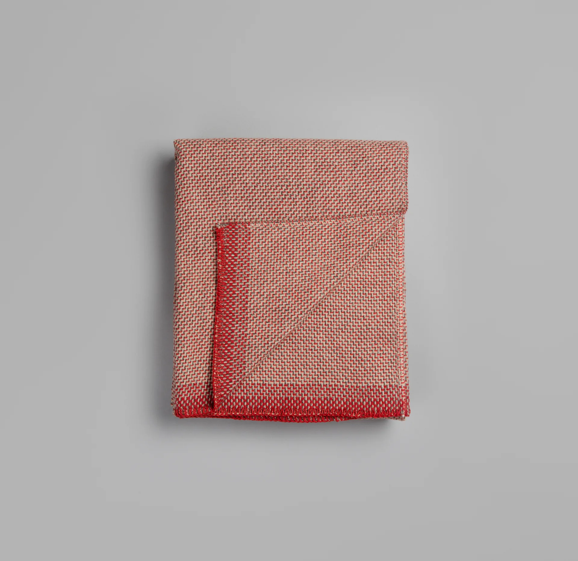 Una viltti 150x200 cm, Light red Røros Tweed