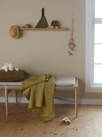 Una viltti 150x200 cm - Ochre - Røros Tweed