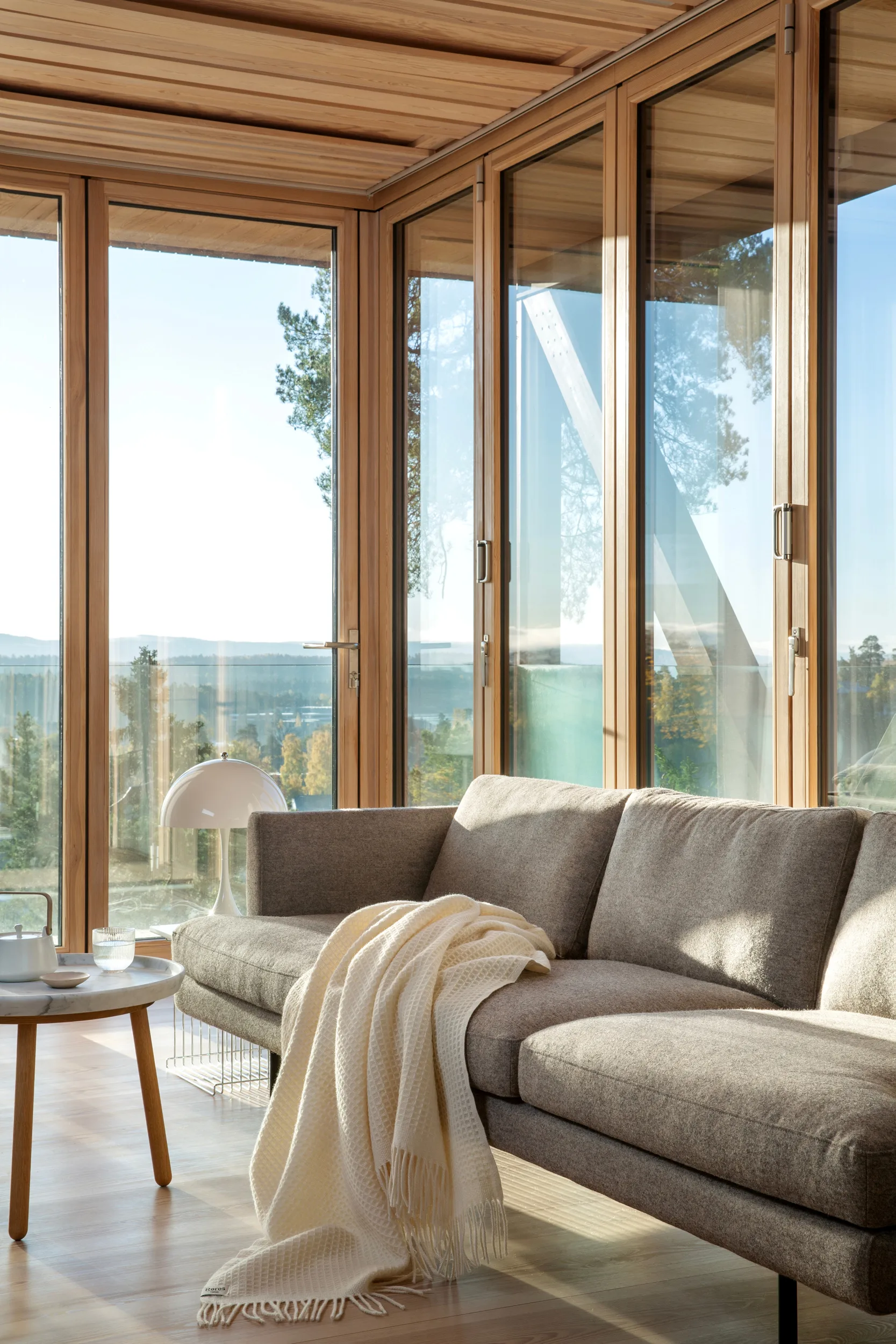 Vega peitto 150x210 cm, Natural Røros Tweed