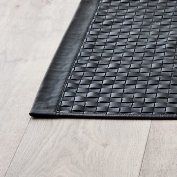 Calf Leather Tuscany -matto, 65 x 135 cm - Matte Black - Rug Solid