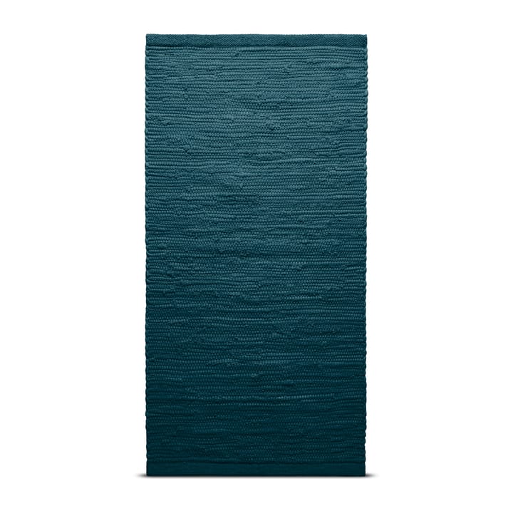 Cotton matto 140 x 200 cm - Petroleum (petrolinsininen) - Rug Solid