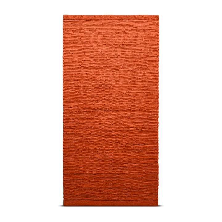 Cotton matto 140 x 200 cm - Solar orange (oranssi) - Rug Solid