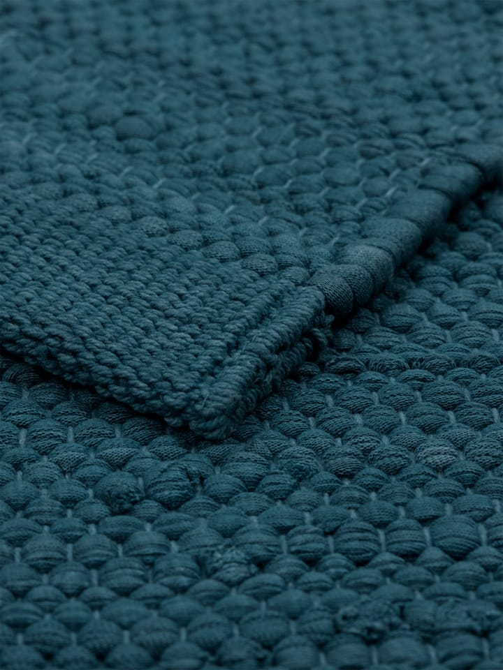 Cotton matto 170 x 240 cm, petroleum (petrolinsininen) Rug Solid