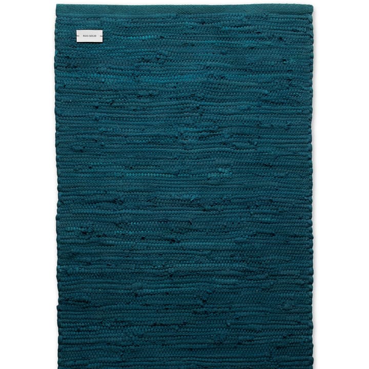Cotton matto 60 x 90 cm - Petroleum (petrolinsininen) - Rug Solid