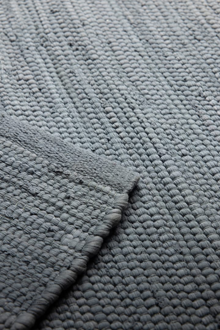Cotton matto 60 x 90 cm, Steel grey (harmaa) Rug Solid
