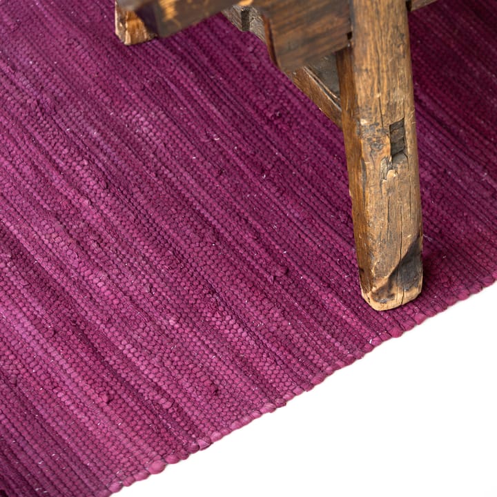 Cotton matto 65 x 135 cm - Bold Raspberry (tumma roosa) - Rug Solid
