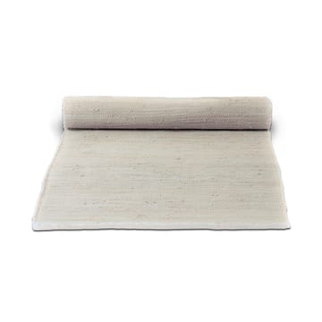 Cotton matto 65 x 135 cm - desert white (valkoinen) - Rug Solid
