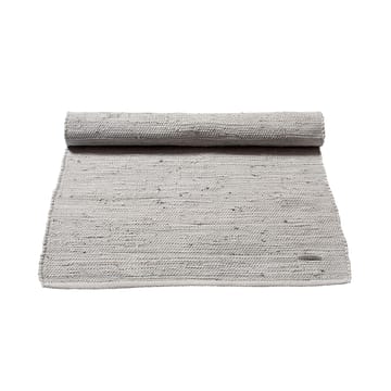Cotton matto 65 x 135 cm - light grey (vaaleanharmaa) - Rug Solid