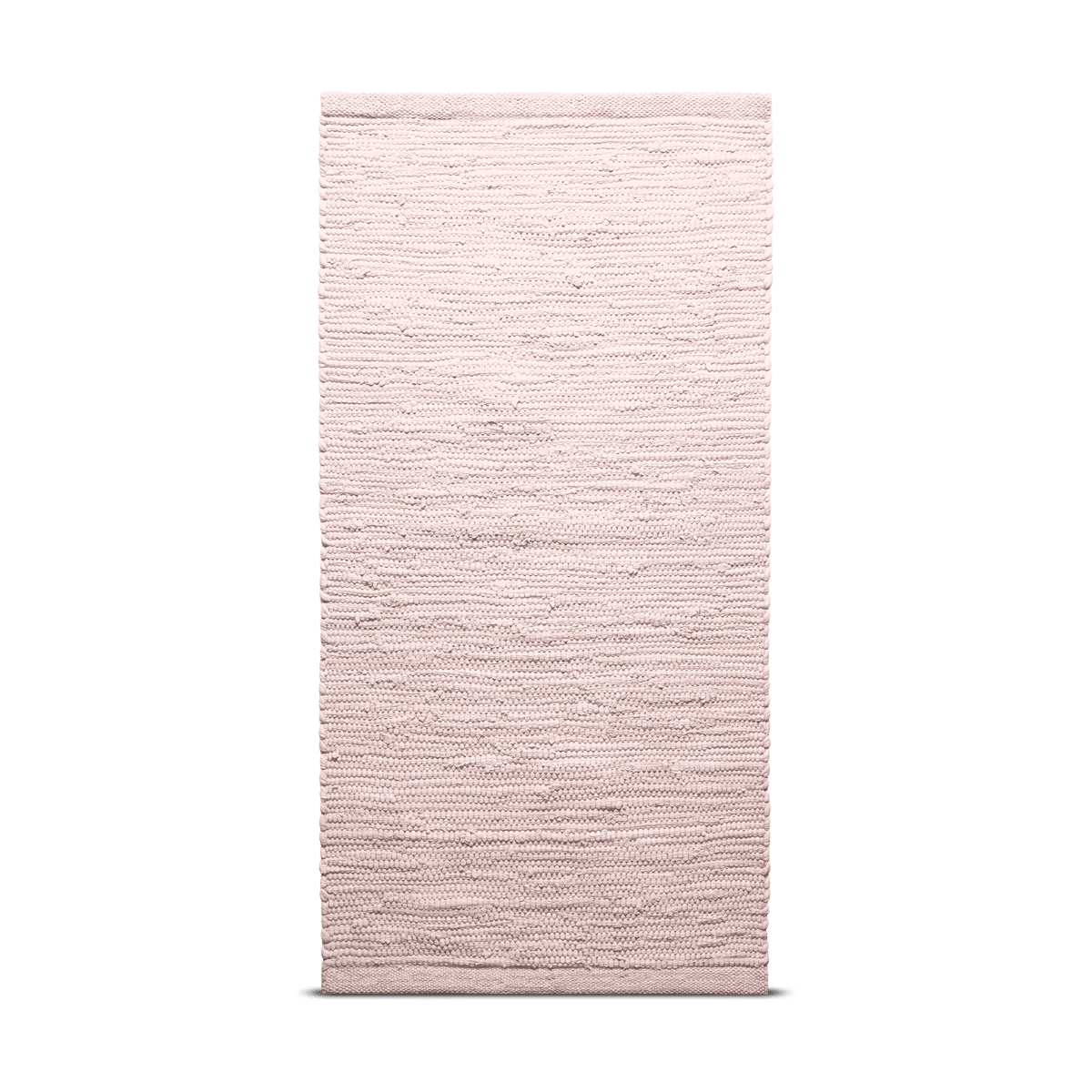 Rug Solid Cotton matto 65 x 135 cm Milkshake | Skandinaavinen Sisustus | Puuvillamatot | Vaaleanpunainen
