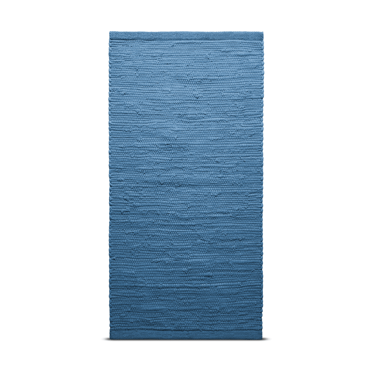 Rug Solid Cotton matto 65 x 135 cm Pacific | Skandinaavinen Sisustus | Puuvillamatot | Sininen