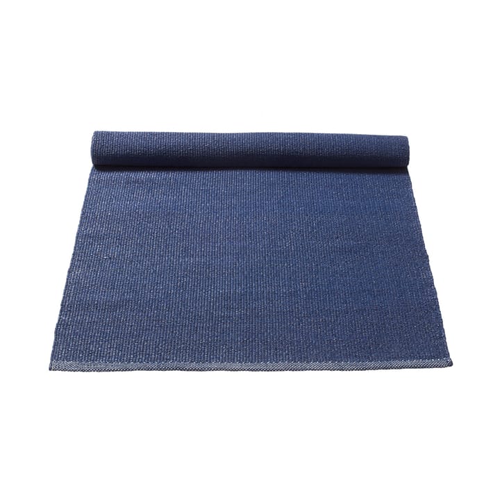 Cotton matto 75 x 200 cm - deep ocean blue (sininen) - Rug Solid