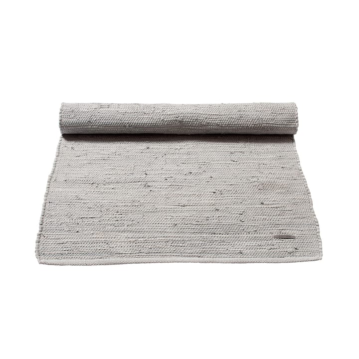 Cotton matto 75 x 200 cm, light grey (vaaleanharmaa) Rug Solid