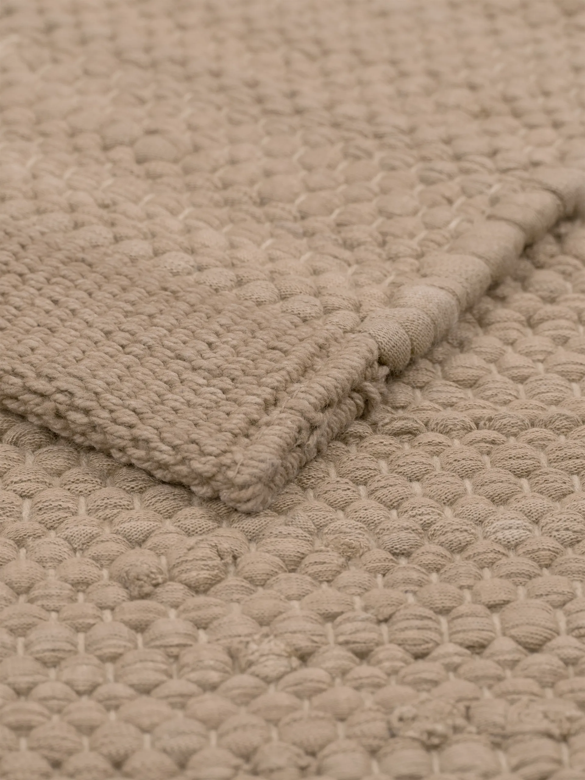 Cotton matto 75 x 200 cm, Nougat Rug Solid