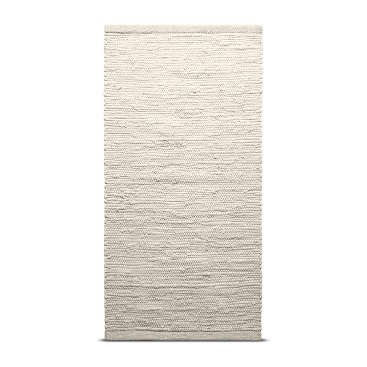Cotton matto 75 x 300 cm - desert white (valkoinen) - Rug Solid