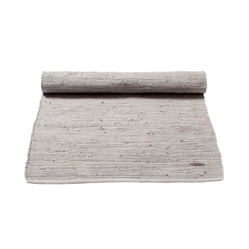 Cotton matto 75 x 300 cm - light grey (vaaleanharmaa) - Rug Solid