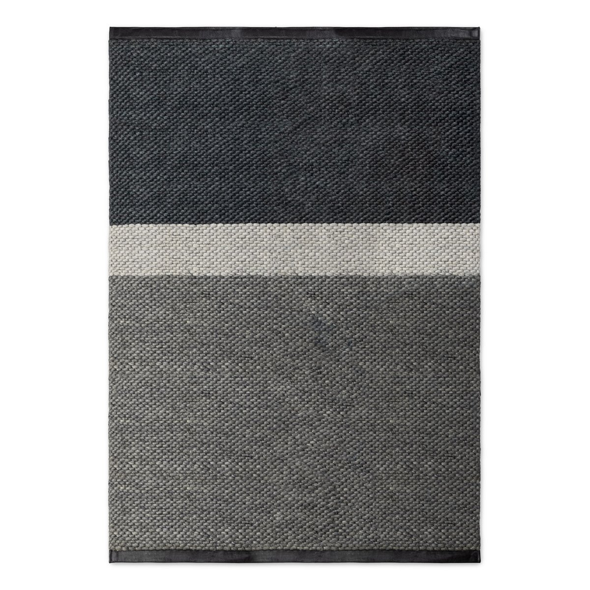 Rug Solid Landscape matto, 140 x 200 cm Gravel | Skandinaavinen Sisustus | Villamatot | Harmaa