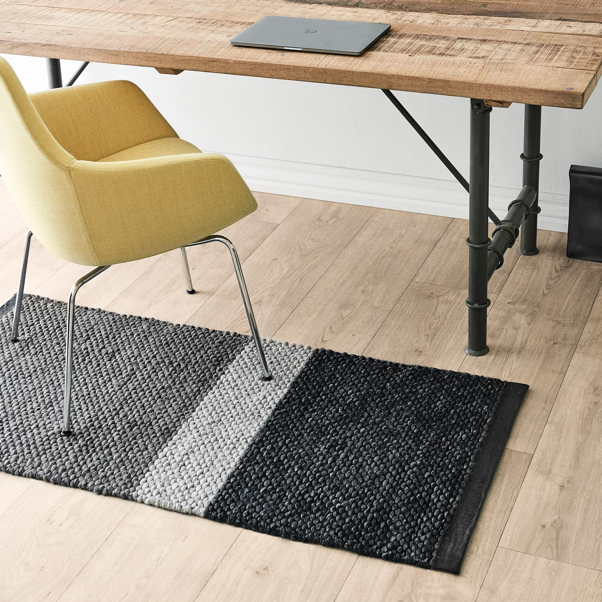 Landscape matto, 65 x 135 cm, Gravel Rug Solid