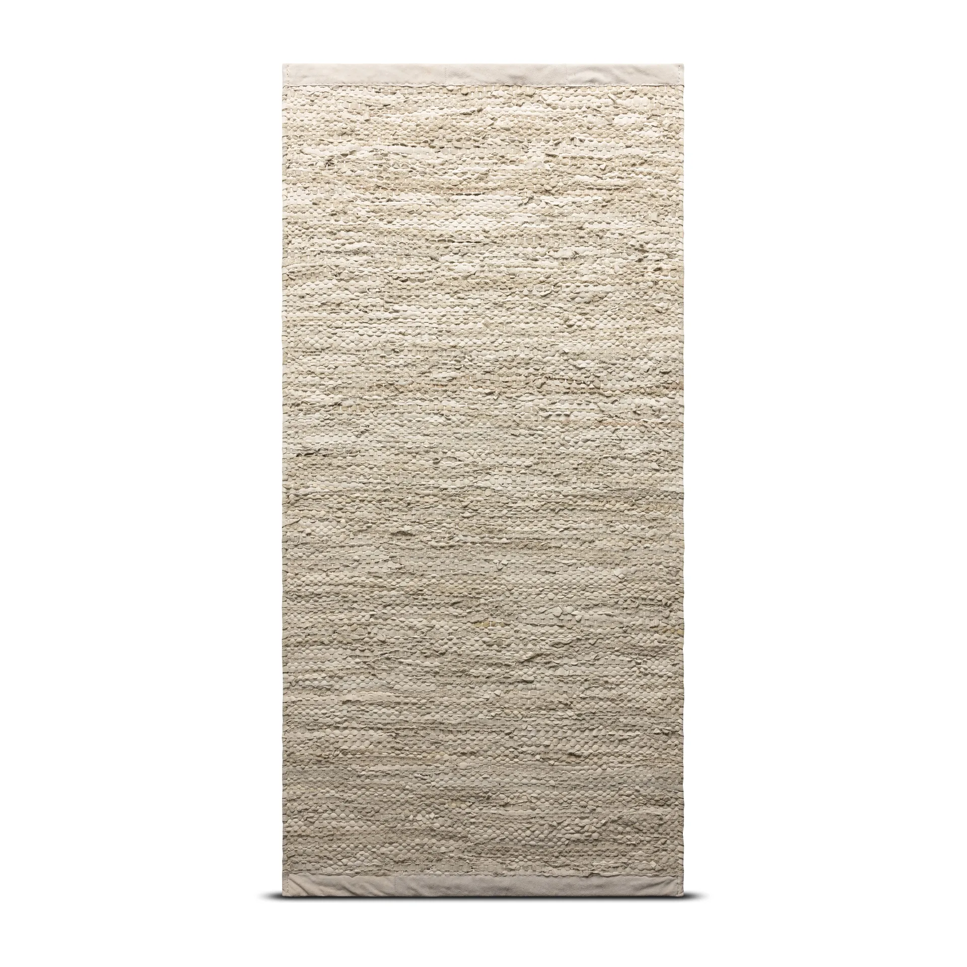 Leather matto 140 x 200 cm, beige Rug Solid