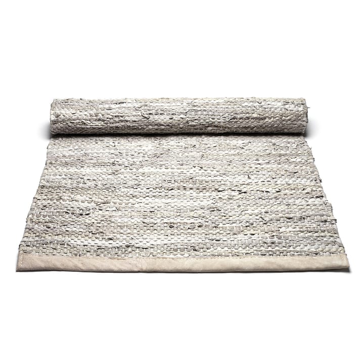 Leather matto 140 x 200 cm, beige Rug Solid