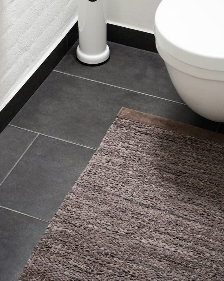 Leather matto 140 x 200 cm, Wood (ruskea) Rug Solid