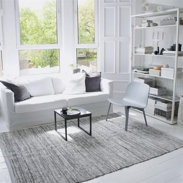 Leather matto 170 x 240 cm - light grey (vaaleanharmaa) - Rug Solid