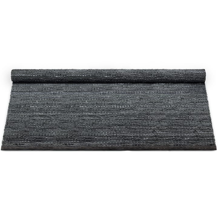 Leather matto 200 x 300 cm, dark grey (tummanharmaa) Rug Solid