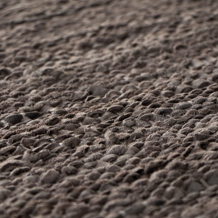 Leather matto 200 x 300 cm - Wood (ruskea) - Rug Solid