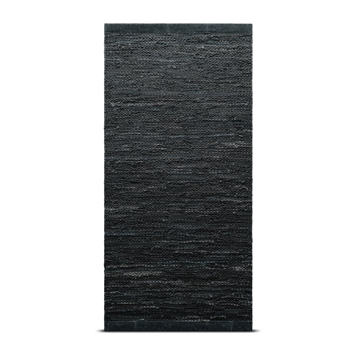 Rug Solid Leather matto 60 x 90 cm dark grey (tummanharmaa)