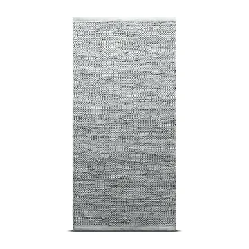 Leather matto 60 x 90 cm - light grey (vaaleanharmaa) - Rug Solid