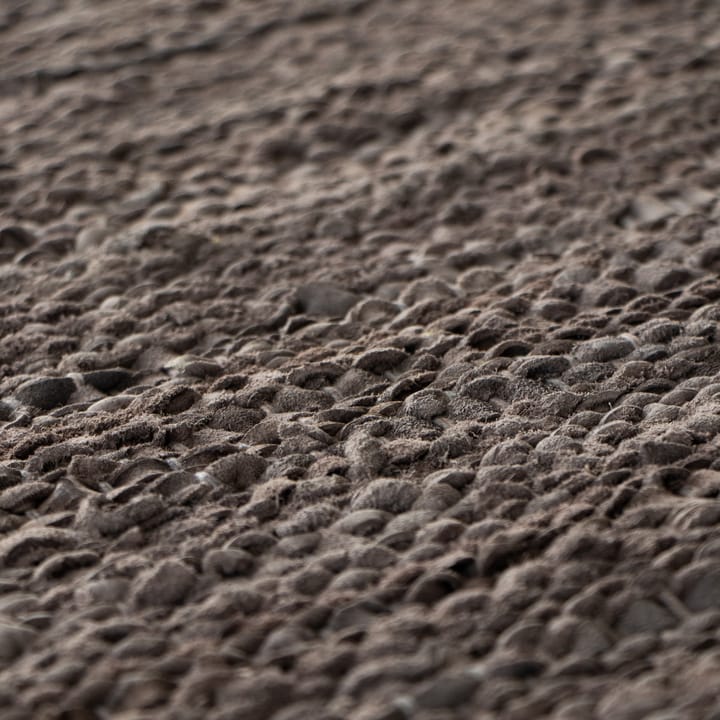 Leather matto 60 x 90 cm, Wood (ruskea) Rug Solid