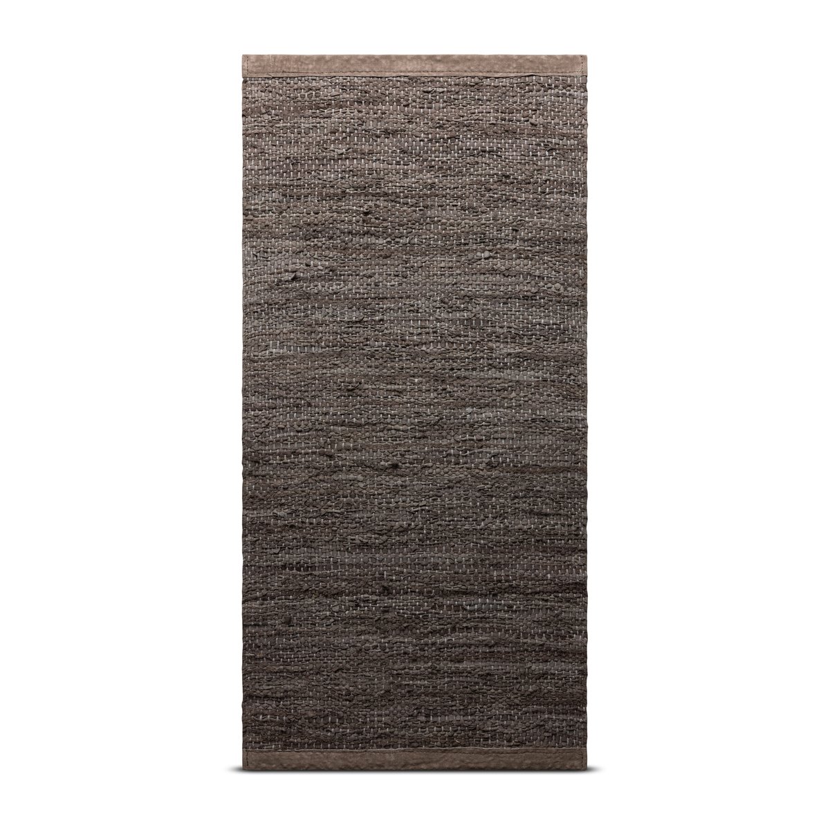 Rug Solid Leather matto 60 x 90 cm Wood (ruskea) | Skandinaavinen Sisustus | Puuvillamatot | Ruskea
