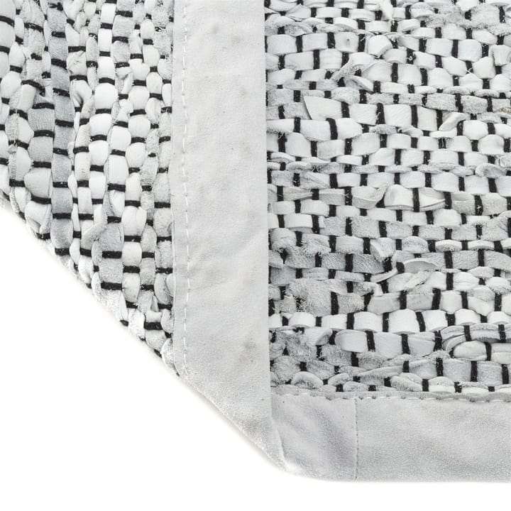 Leather matto 65 x 135 cm, light grey (vaaleanharmaa) Rug Solid