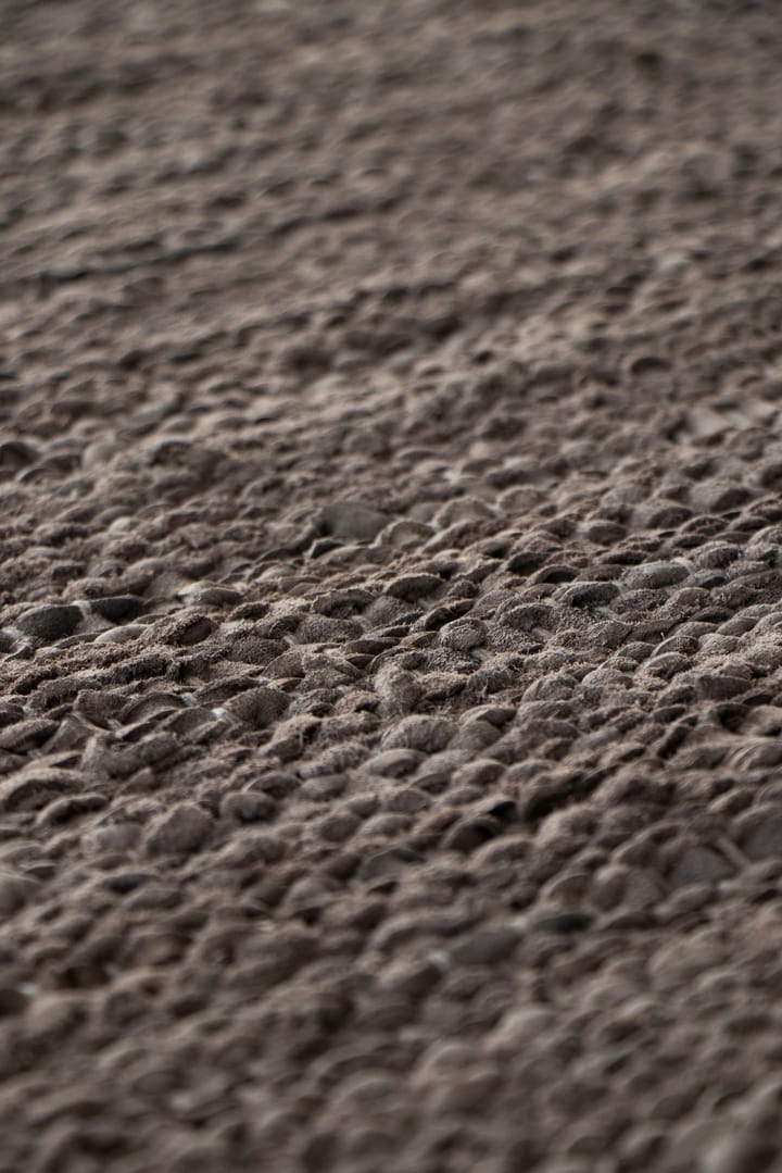 Leather matto 65 x 135 cm - Wood (ruskea) - Rug Solid