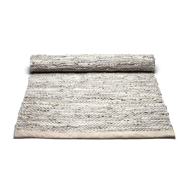 Leather matto 75 x 200 cm, beige Rug Solid