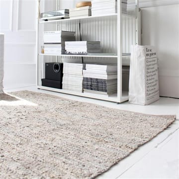 Leather matto 75 x 200 cm - beige - Rug Solid