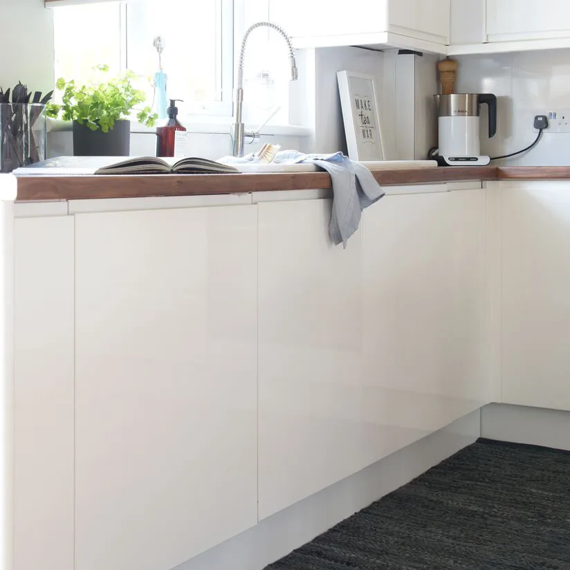 Leather matto 75 x 200 cm, dark grey (tummanharmaa) Rug Solid