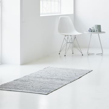 Leather matto 75 x 200 cm - light grey (vaaleanharmaa) - Rug Solid