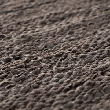Leather matto 75 x 200 cm - Wood (ruskea) - Rug Solid