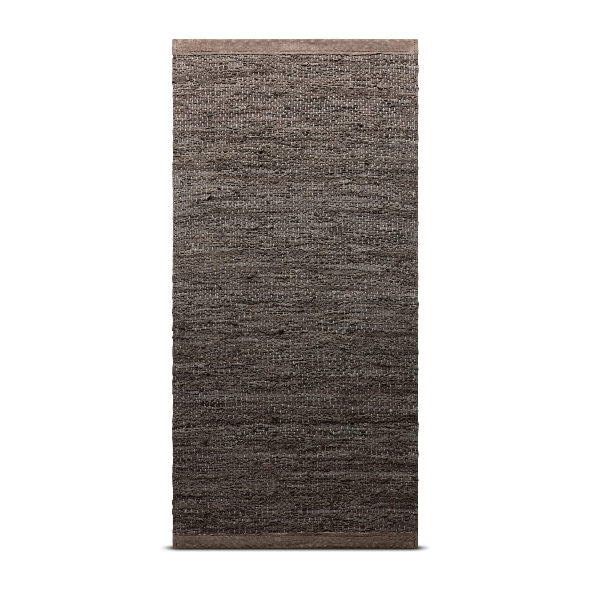 Leather matto 75 x 200 cm, Wood (ruskea) Rug Solid