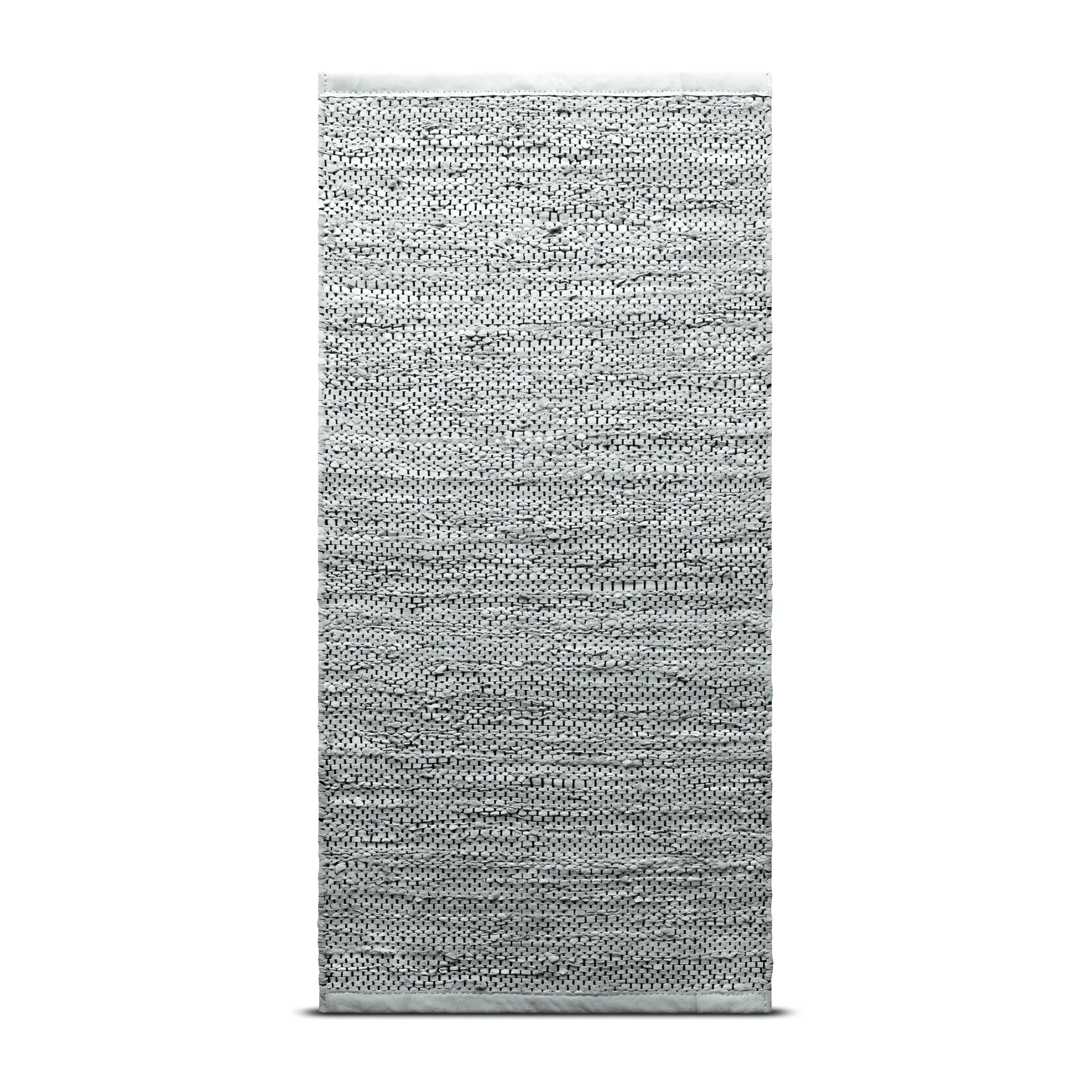 Leather matto 75 x 300 cm, light grey (vaaleanharmaa) Rug Solid