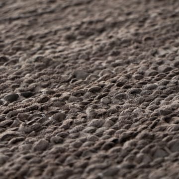 Leather matto 75 x 300 cm - Wood (ruskea) - Rug Solid