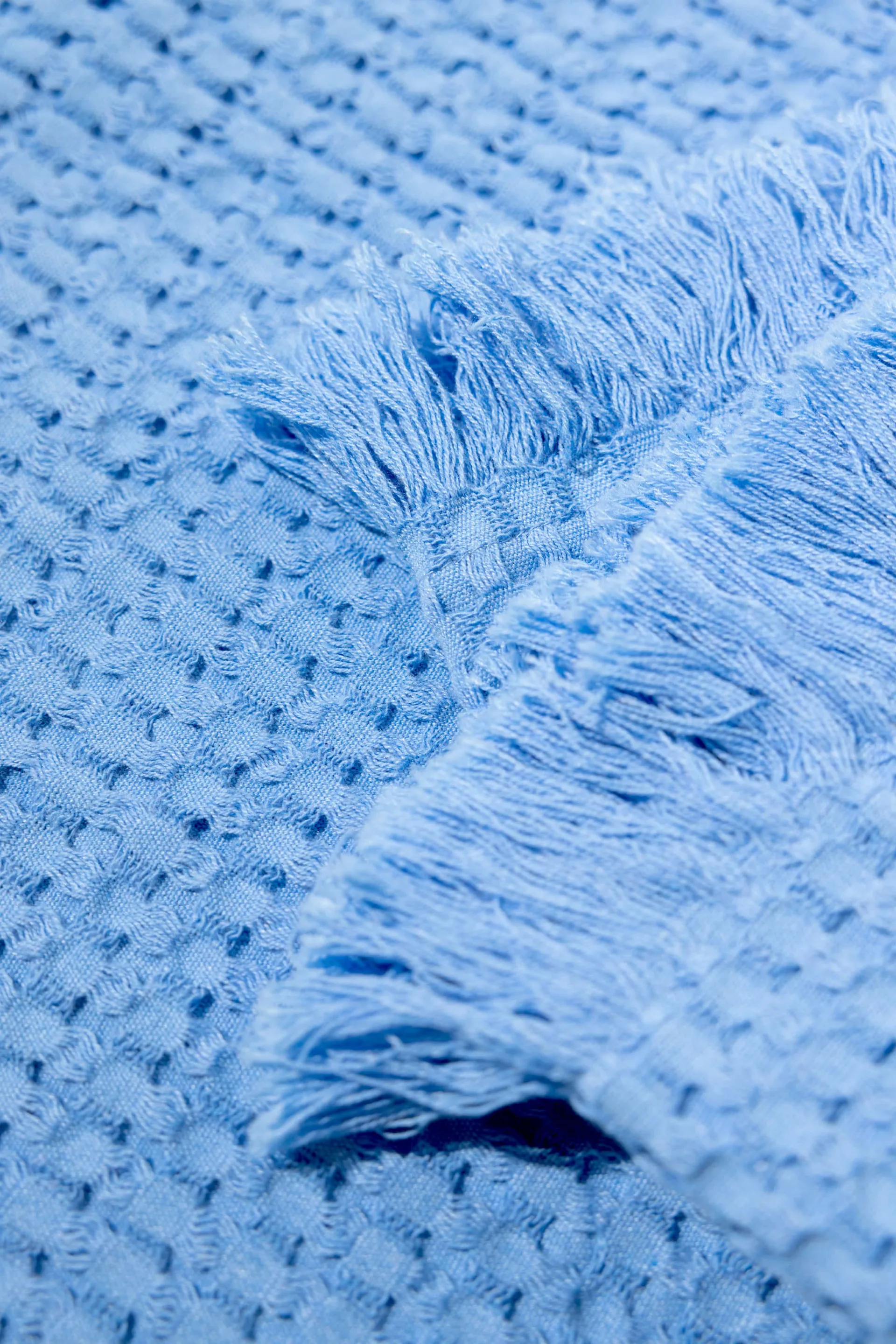 Stockholm puuvillapeitto 130x180 cm, Millenium blue Rug Solid