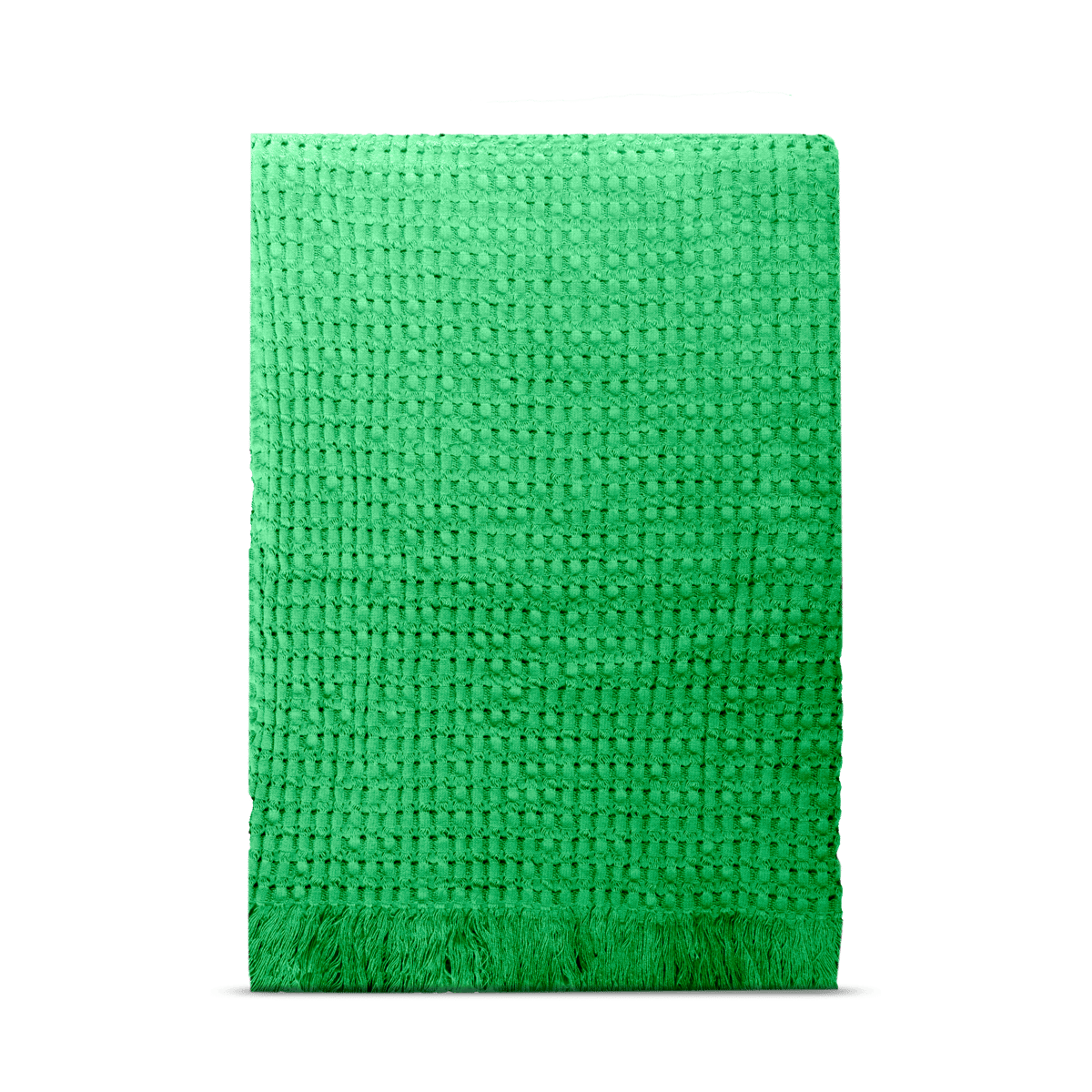 Rug Solid Stockholm puuvillapeitto 130×180 cm Racing green