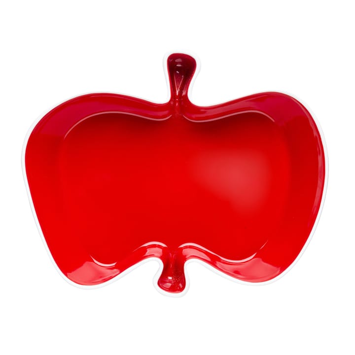 Apple tarjoilulautanen - punainen-valkoinen - Sagaform