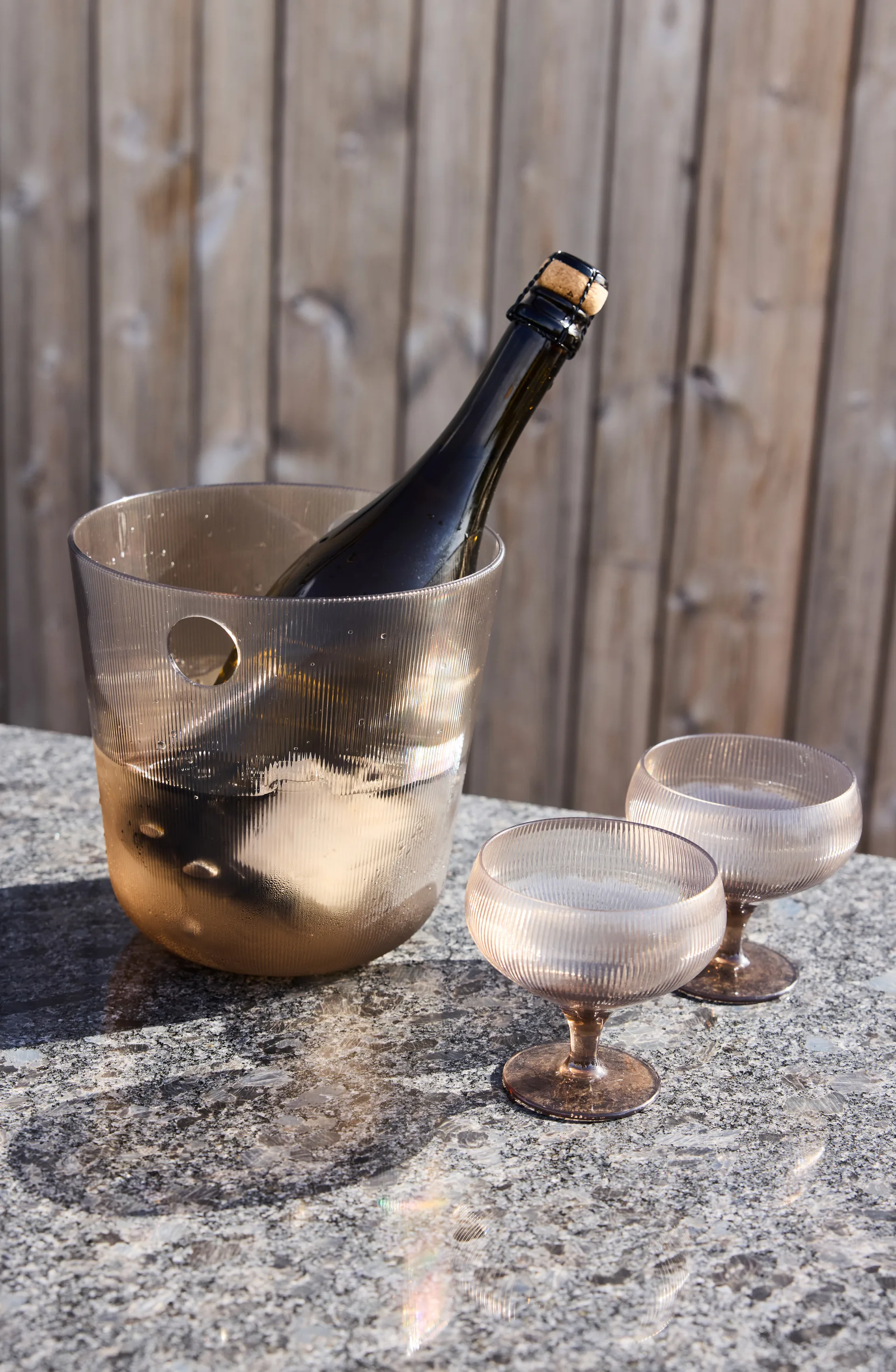 Billi viinijäähdytin Ø18 cm, Ruskea Sagaform