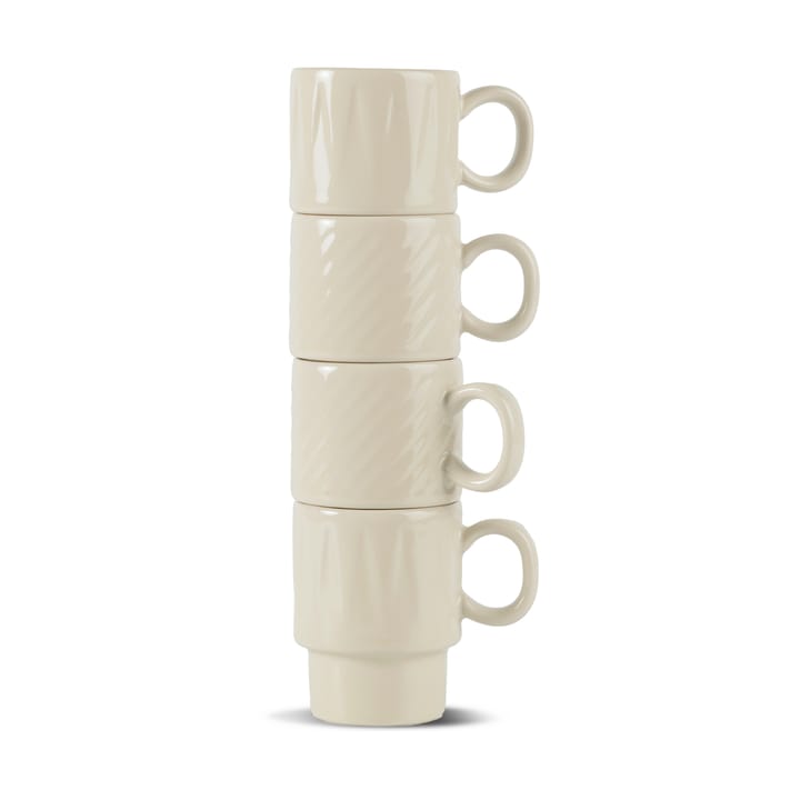 Coffee & More espressokuppi 4 kpl - Beige - Sagaform