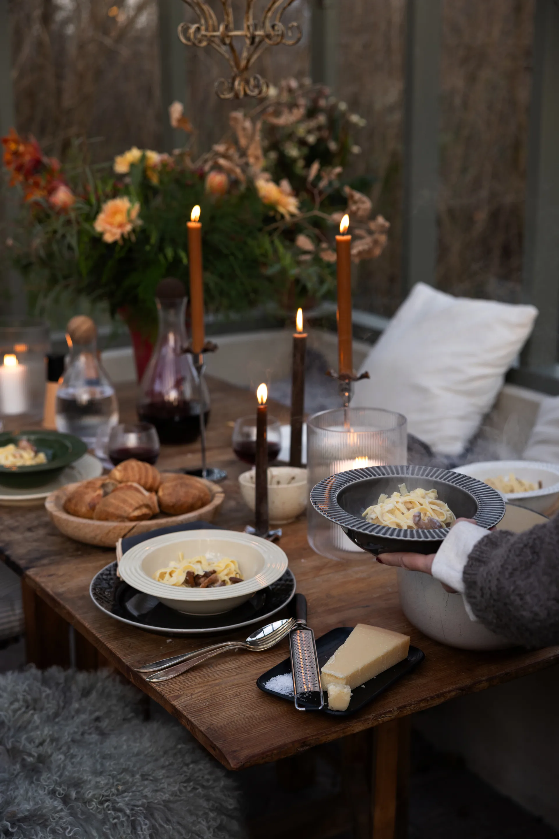 Coffee & More syvä lautanen Ø22 cm, Harmaa Sagaform